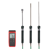 Термометр RGK CT-12 с зондом температуры воздуха TR-10A, поверхностным зондом TR-10S и погружным зондом температуры TR-10W