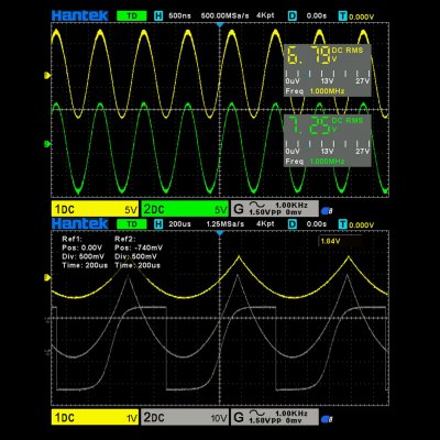 Осциллограф цифровой настольный Hantek DSO2D15