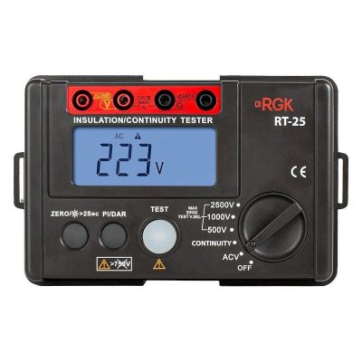 Цифровой мегаомметр RGK RT-25