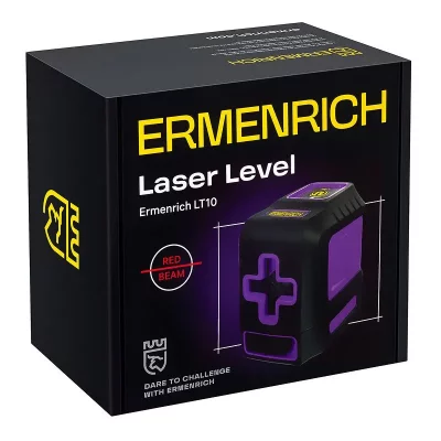 Лазерный уровень Ermenrich BASE LT10, фиолетовый